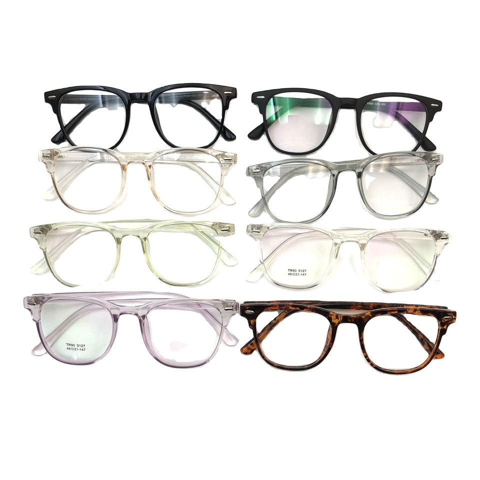 European and American Custom Logo Fashion Trendy Round Optical Frames TR90 Eyeglasses Frame - Image 7