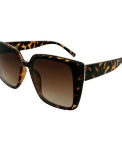 Designer Oversized Metal Deco Sunglasses