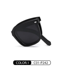 Visualmate New Arrival Oval Small Frame Folding Sunglasses UV400 Polarizing Folding Sunglasses