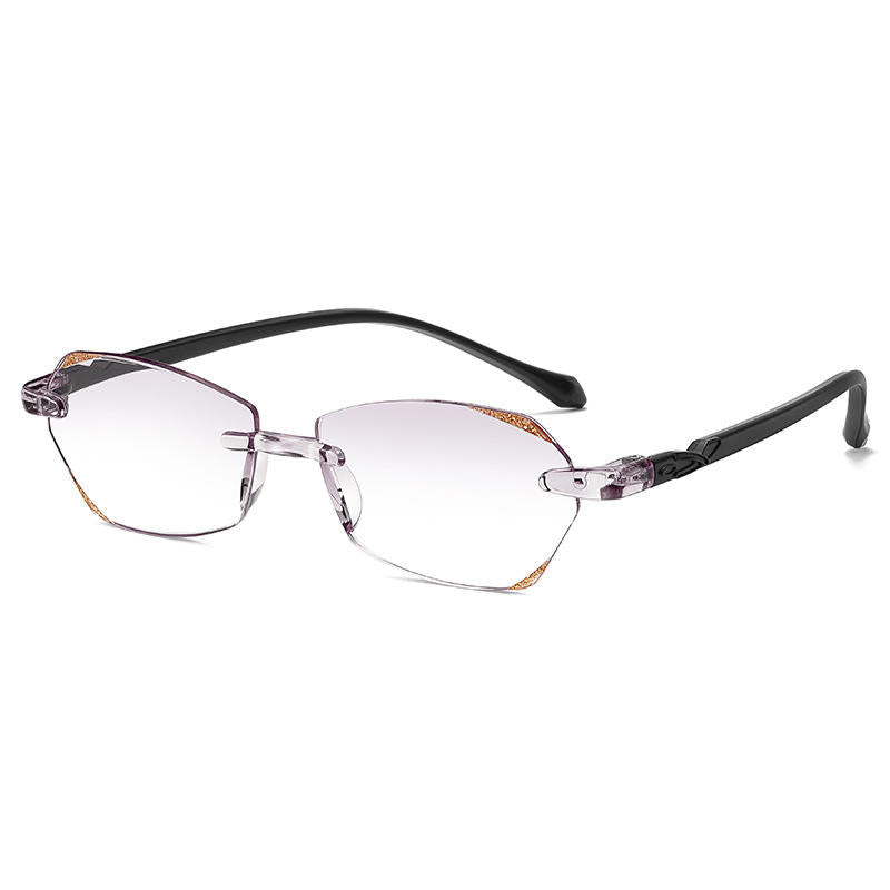 RTS Superior Quality Unisex Rimless Blue Light Blocking Customizable Reading Glasses - Image 3