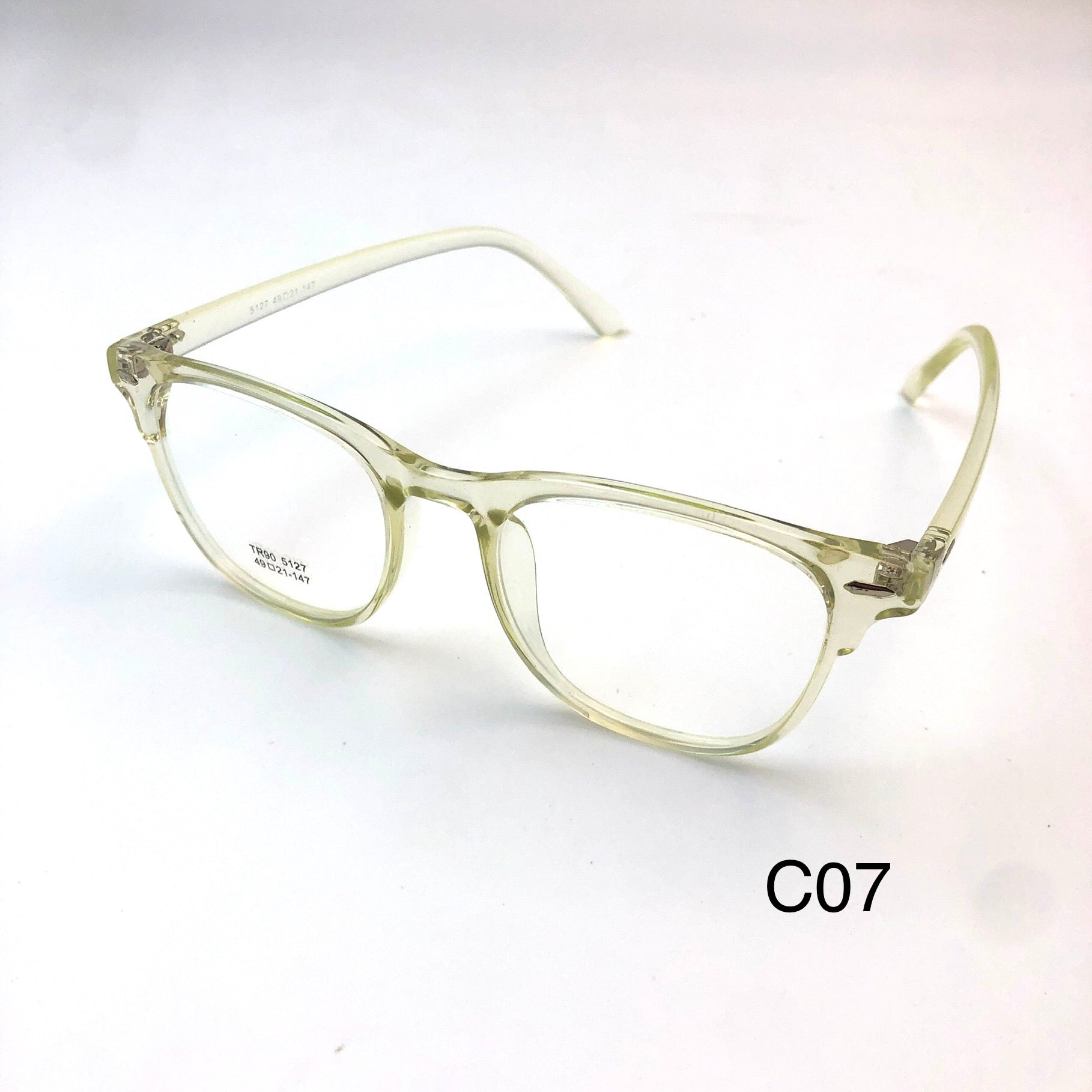 European and American Custom Logo Fashion Trendy Round Optical Frames TR90 Eyeglasses Frame - Image 5