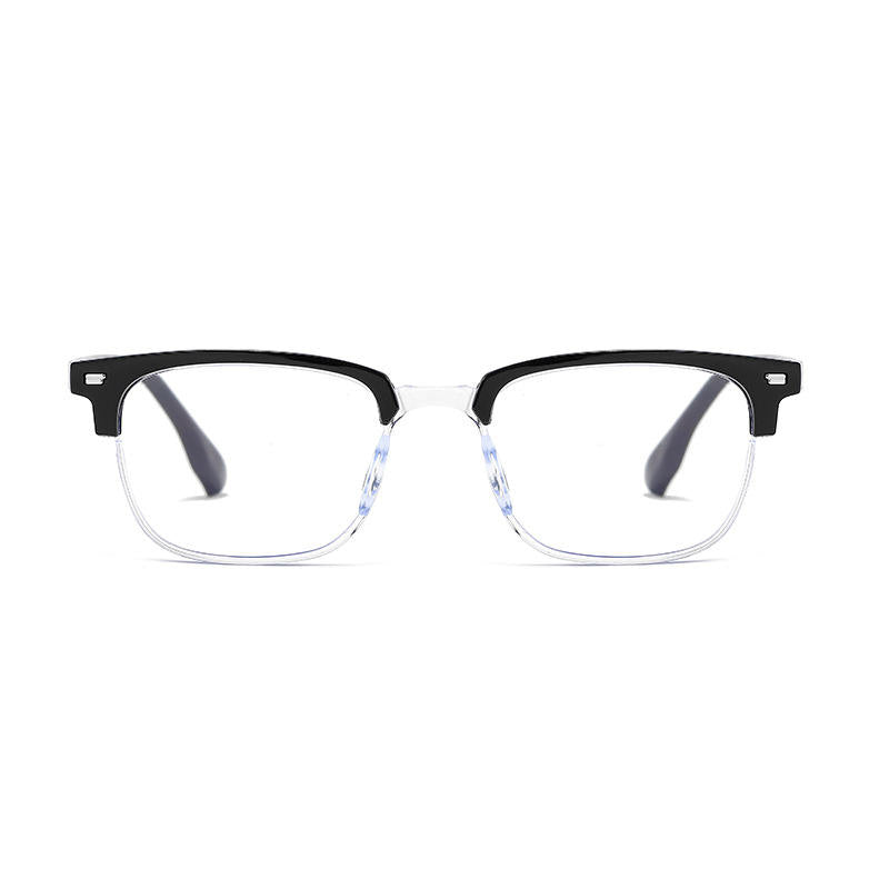 RTS Outdoor Anti-Blue Light Clubmuster Style Customizable Unisex Reader Glasses with White Lenses - Image 3