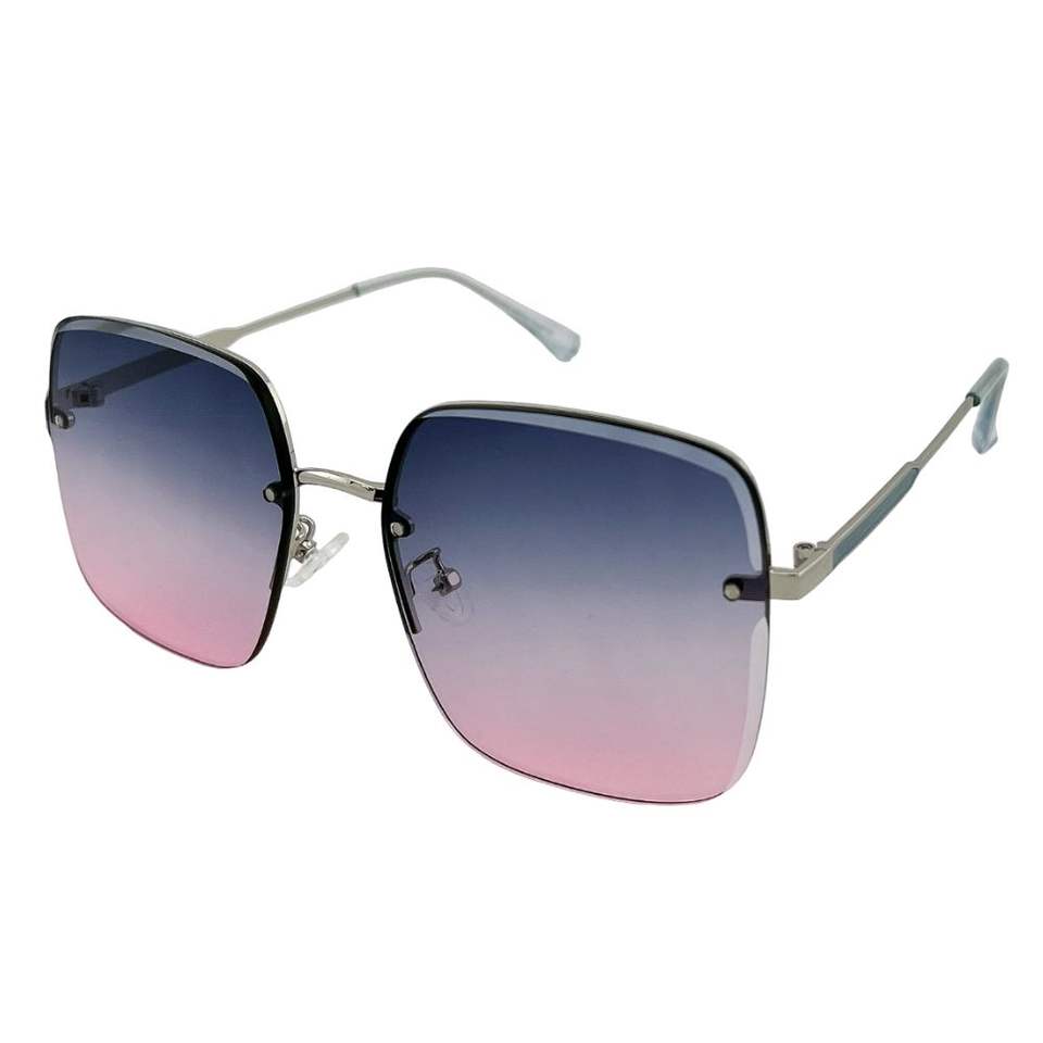 Semi-rimless Metal Sunglasses - Image 2