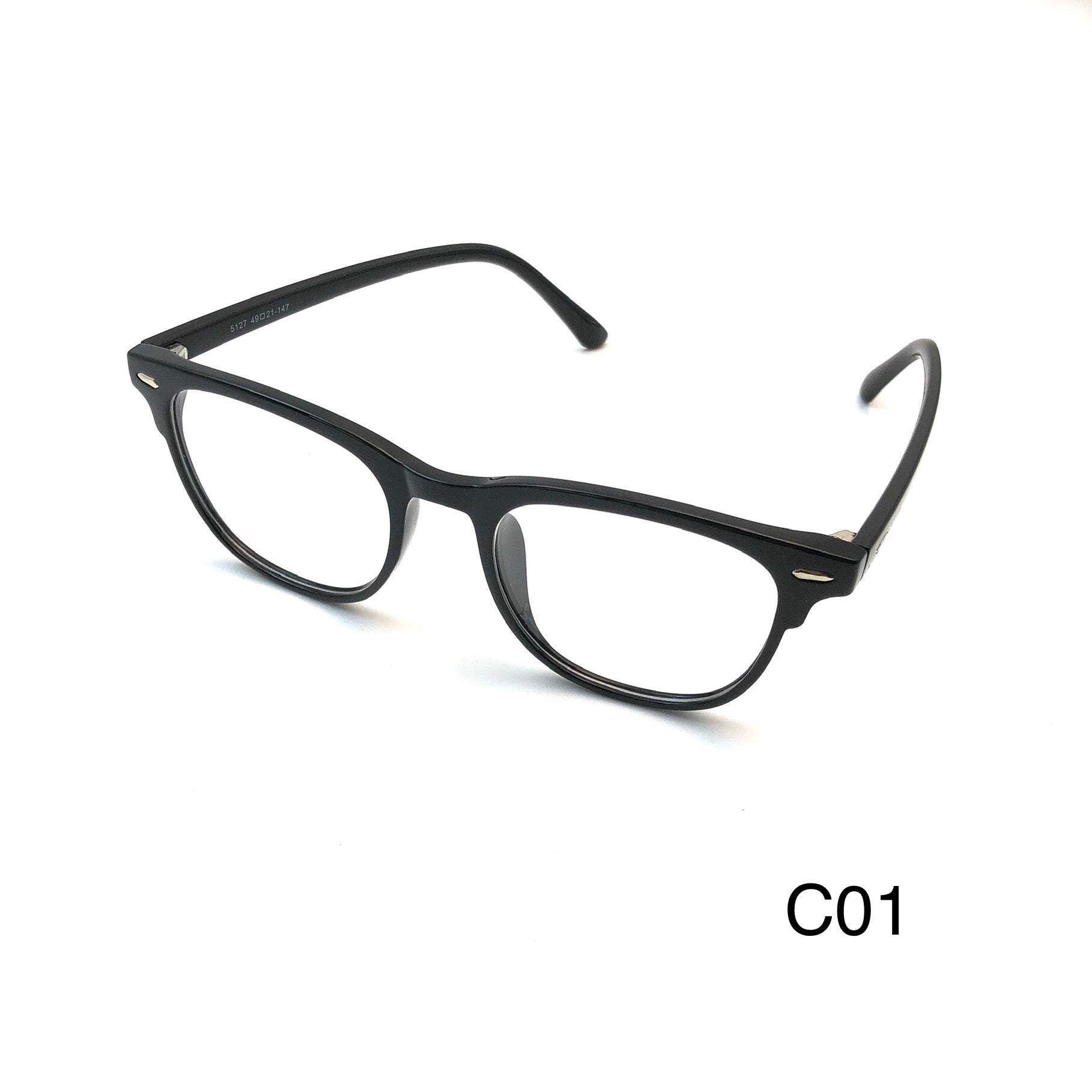 European and American Custom Logo Fashion Trendy Round Optical Frames TR90 Eyeglasses Frame
