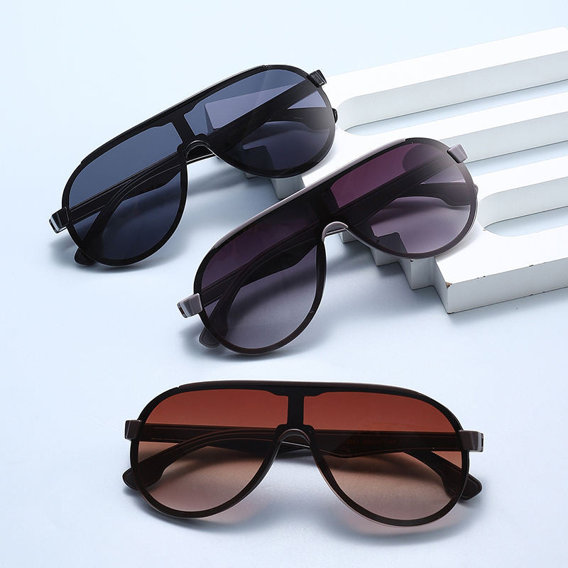 RTS Fashionable Custom Large Frame UV Protection Sunglasses for Men Women's Sun Glasses Trending 2026 - Image 11