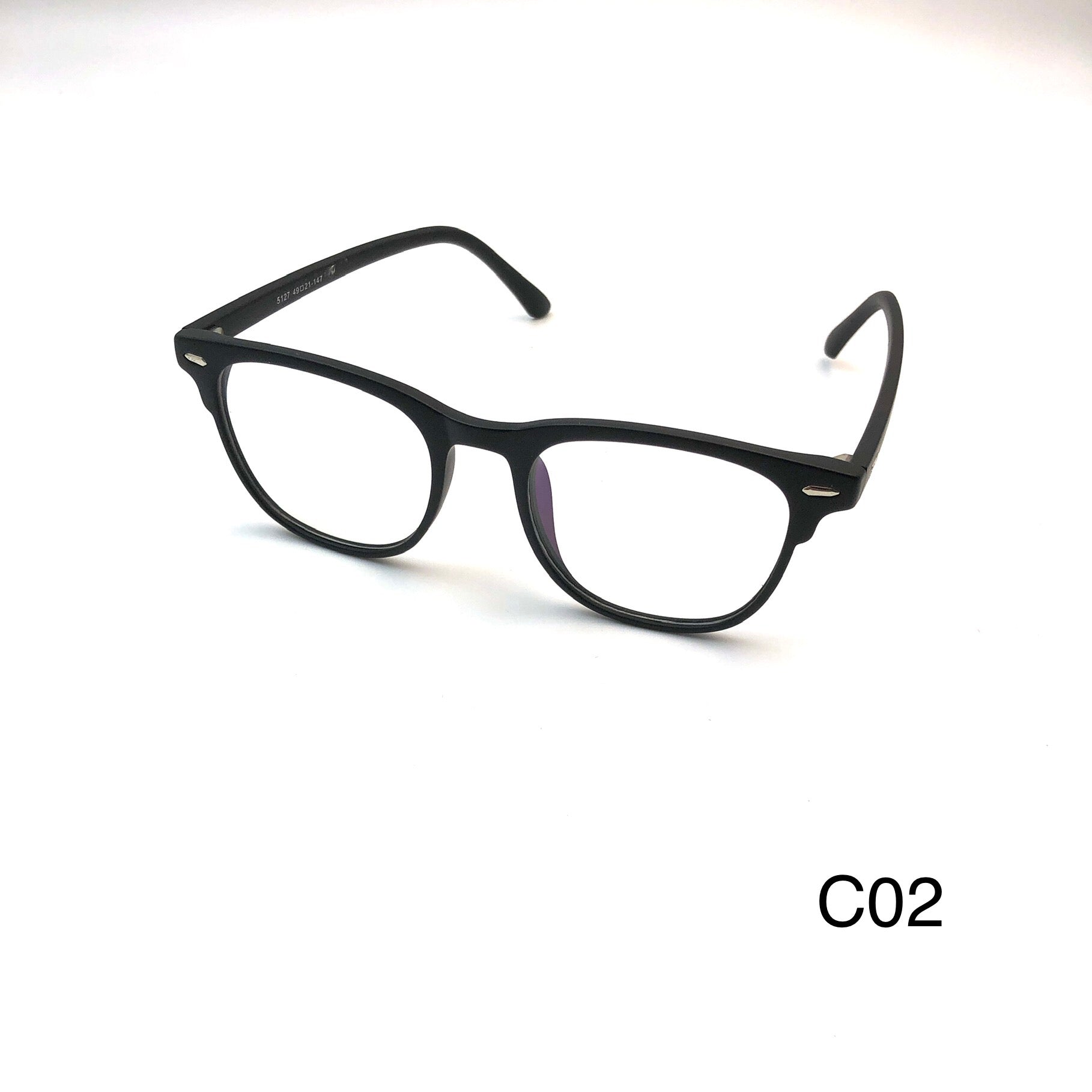 European and American Custom Logo Fashion Trendy Round Optical Frames TR90 Eyeglasses Frame - Image 2