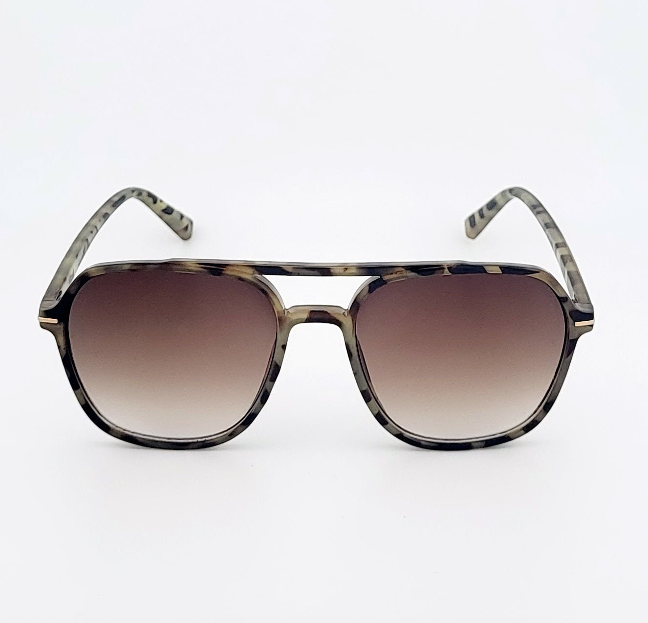 New Arrival Vintage Luxury Designer Fashion Sunglasses Double Bridge Sun Glasses for Men Women