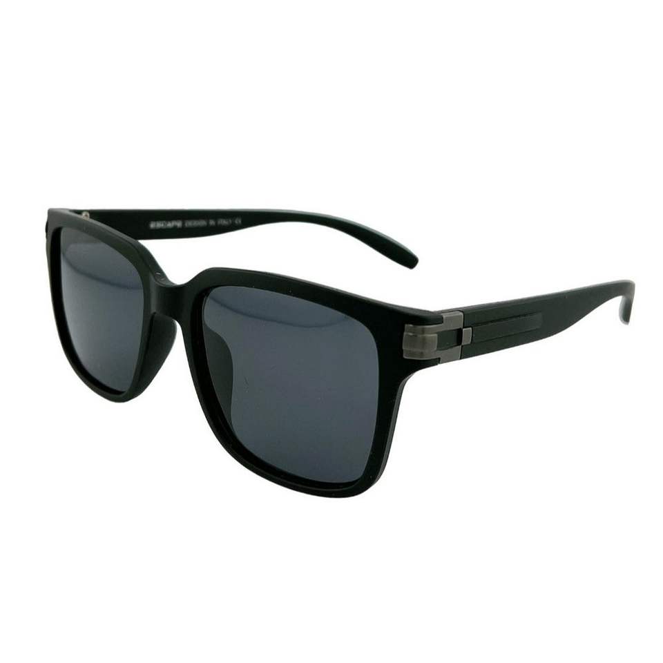 Designer Outdoor Black Custom logo Rectangle PC Polarized Sunglasses With Art Deco - Image 6