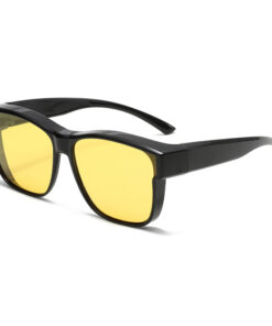 RTS New Arrival Polarized TAC Fit Over Sunglasses Fashion Retro Large Square Frame Trend Cross-Border Unisex Trendy 2026