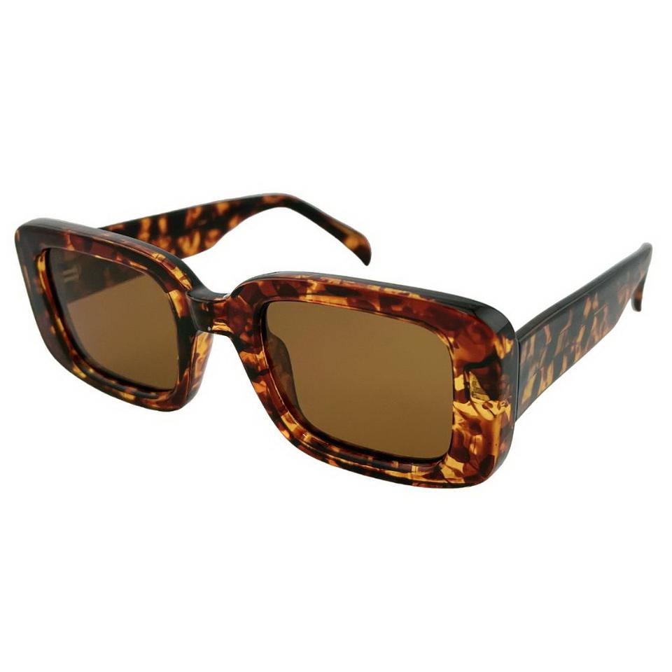 Premium Quality Unisex 2024 Rectangle Trendy Fashion Acetate Sunglasses UV Protection For Adult