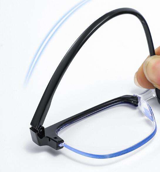 RTS Outdoor Anti-Blue Light Clubmuster Style Customizable Unisex Reader Glasses with White Lenses - Image 5