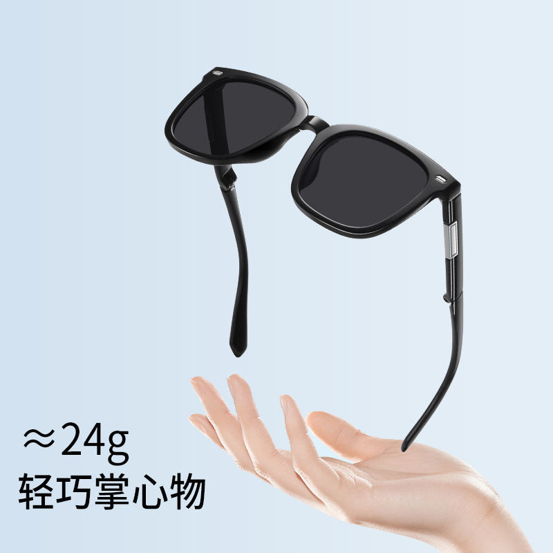 Visualmate New Arrival Oval Small Frame Folding Sunglasses UV400 Polarizing Folding Sunglasses - Image 7