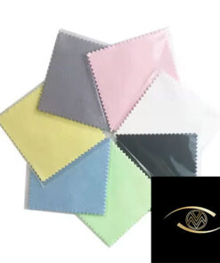 Alternative view of Visualmate Luxurious Ultrafine Fiber Embossed Printed Wholesale Customizable Pattern logo Eyeglass Fabric